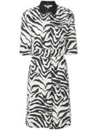 Luisa Cerano Zebra Print Dress - White