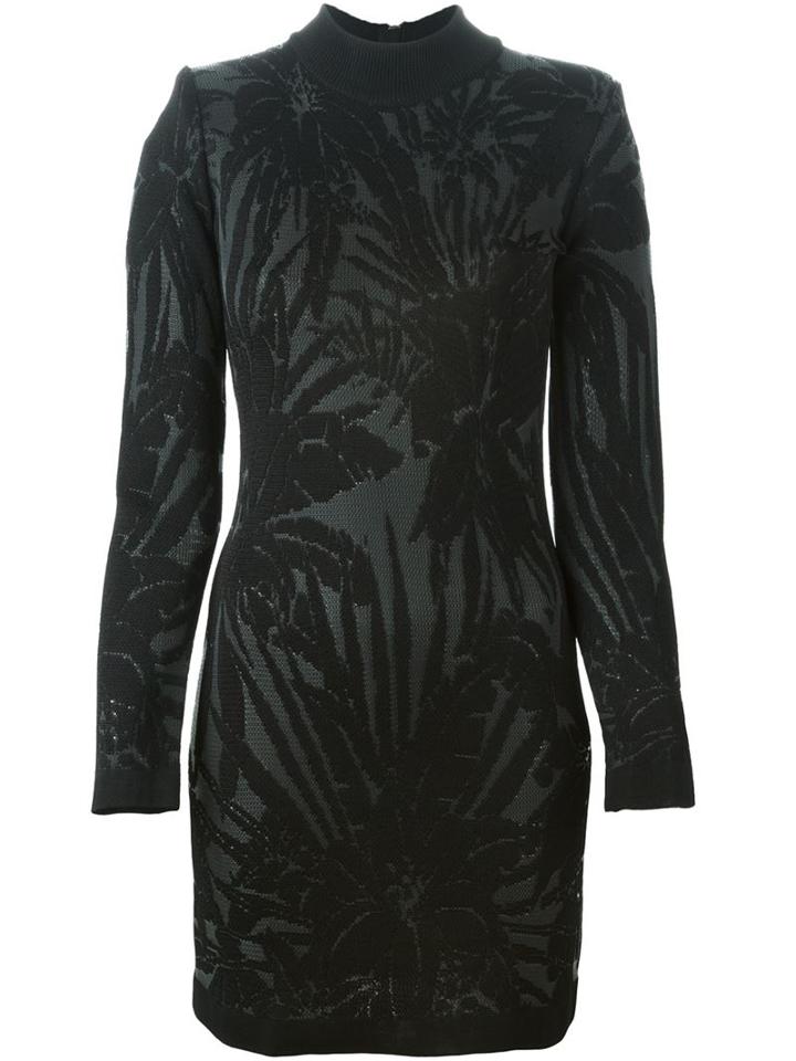 Balmain Jersey Jacquard Mini Dress