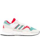 Adidas Multicoloured Zx930 X Eqt Suede Sneakers - Green