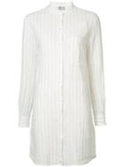 Frame Denim - Classic Shirt Dress - Women - Linen/flax - M, White, Linen/flax