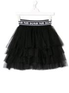 Balmain Kids Teen Tulle Skirt - Black