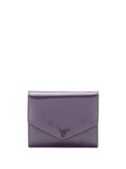 Maison Margiela Patent Wallet - Purple