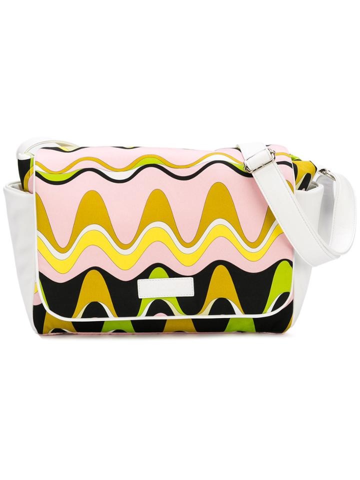 Emilio Pucci Junior Wavy Print Shoulder Bag - Multicolour