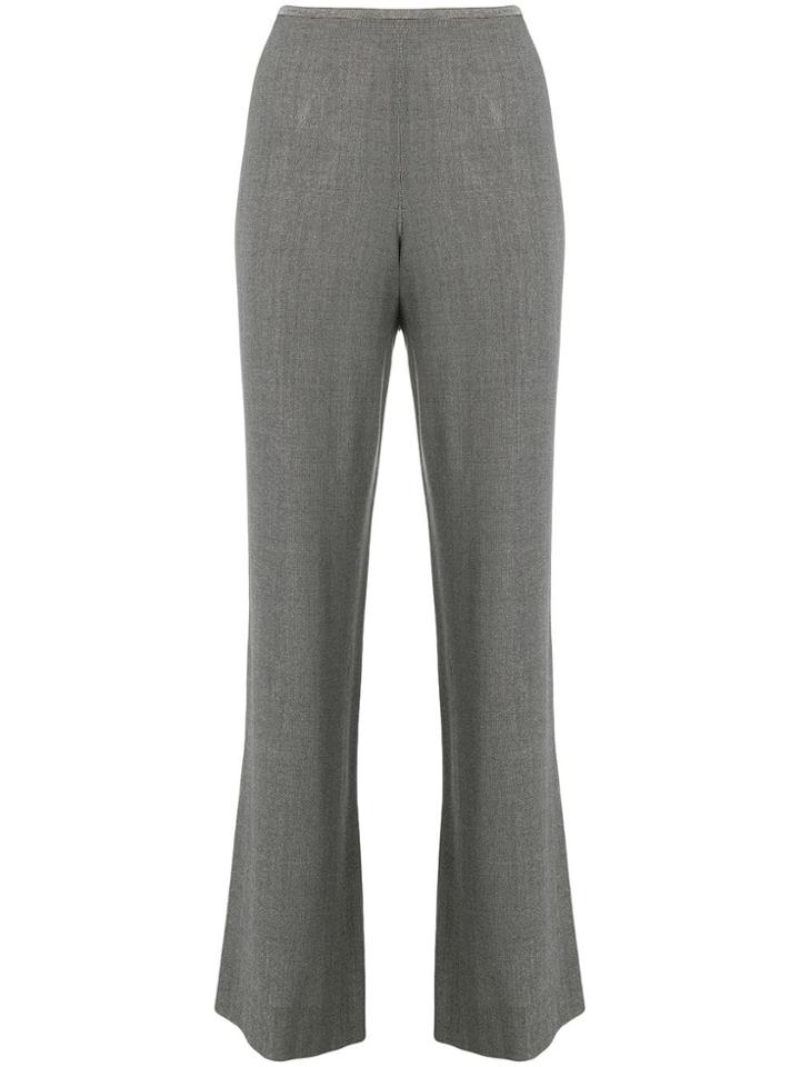 Giorgio Armani Vintage 1990's Bootcut Cropped Trousers - Grey