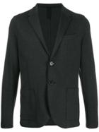 Harris Wharf London Fitted Single-breasted Blazer - Grey