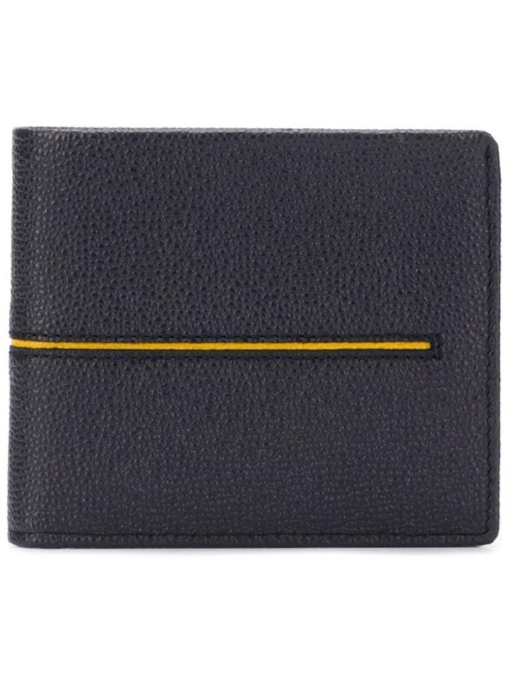 Tod's Bifold Leather Wallet - Blue