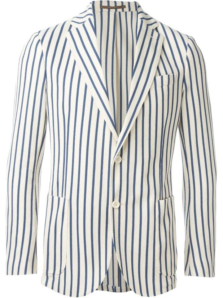 Eleventy Striped Sport Jacket