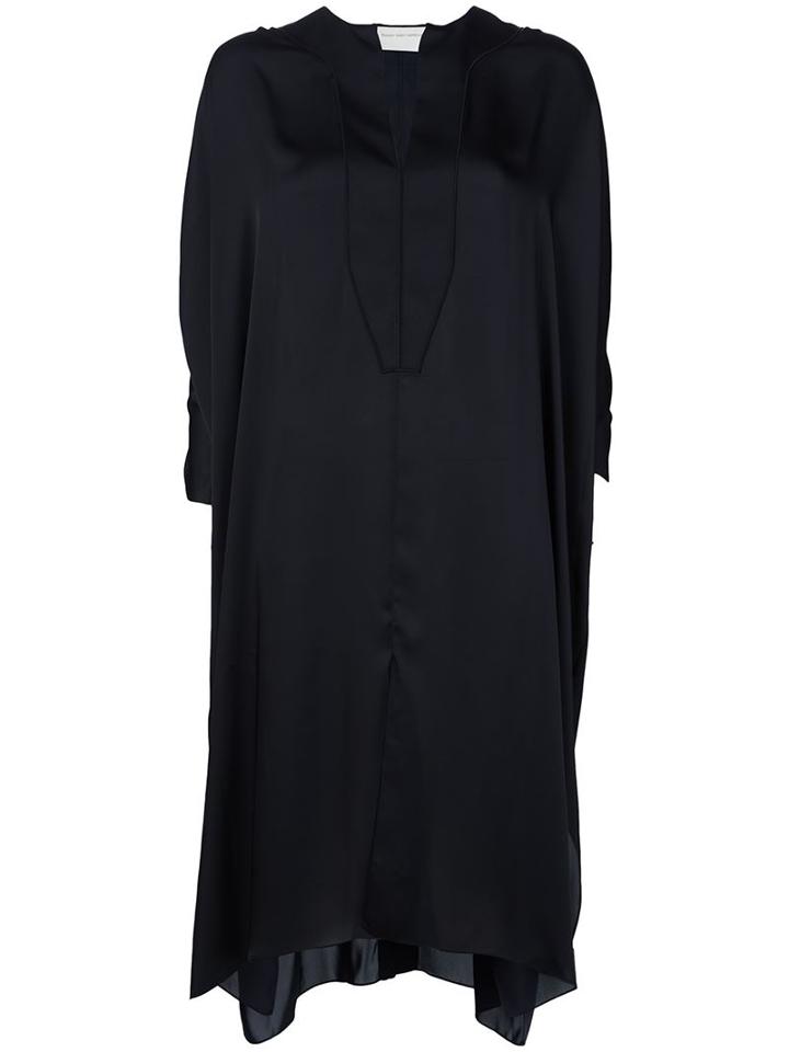 Maison Rabih Kayrouz V Neck Pleated Dress