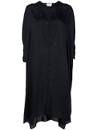 Maison Rabih Kayrouz V Neck Pleated Dress