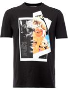 Neil Barrett 'rocky Elton' Print T-shirt, Men's, Size: Large, Black, Cotton