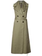 Tome Sleeveless Belted Trench Coat - Nude & Neutrals
