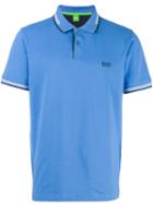 Boss Hugo Boss - Embroidered Logo Polo Shirt - Men - Cotton/spandex/elastane - S, Blue, Cotton/spandex/elastane