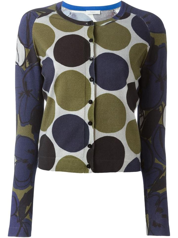 Paul By Paul Smith Circle Print Cardigan