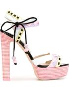 Sophia Webster Riko Sandals, Women's, Size: 37.5, Pink/purple, Leather