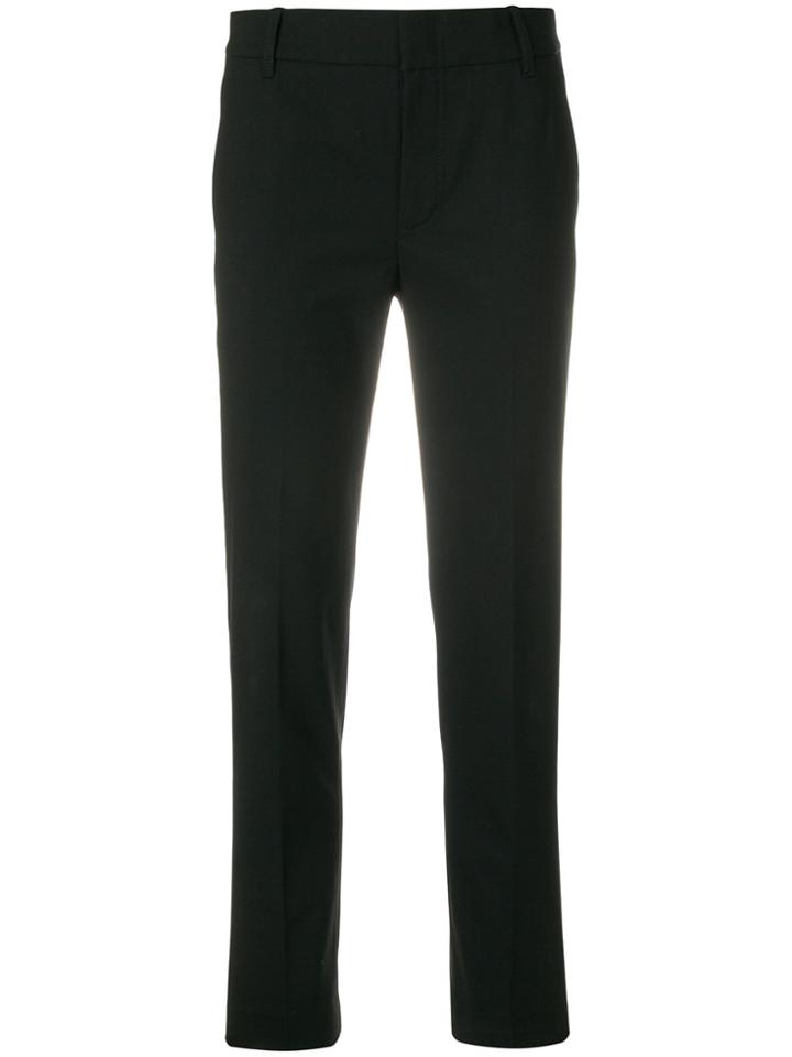 Vince Cropped Tailored Trousers - Black