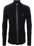 Philipp Plein 'fish Hawk' Cardigan, Men's, Size: Xl, Black, Polyester/polyurethane/merino
