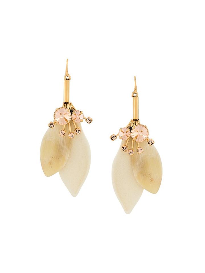 Marni Petal Drop Earrings, Women's, Nude/neutrals