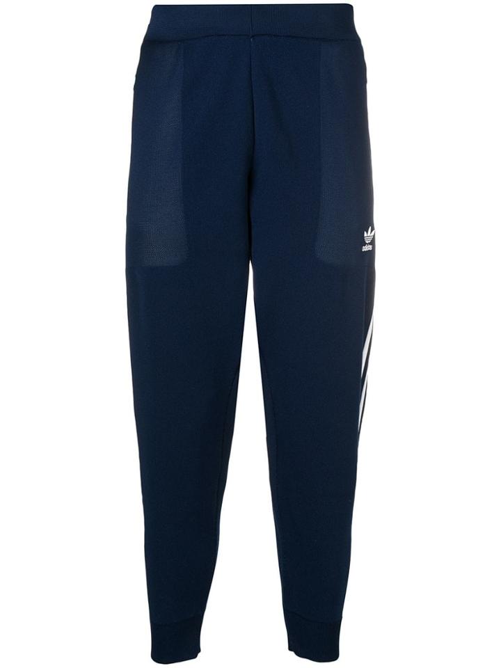 Adidas Tri Stripe Track Pants - Blue