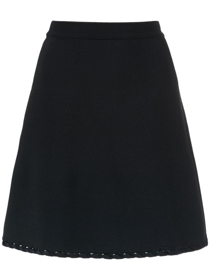 Egrey Knit Flared Skirt - Blue