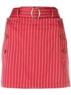 Sies Marjan Short Belted Skirt - Red