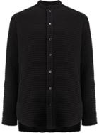 L'eclaireur Mandarin Collar Shirt - Black