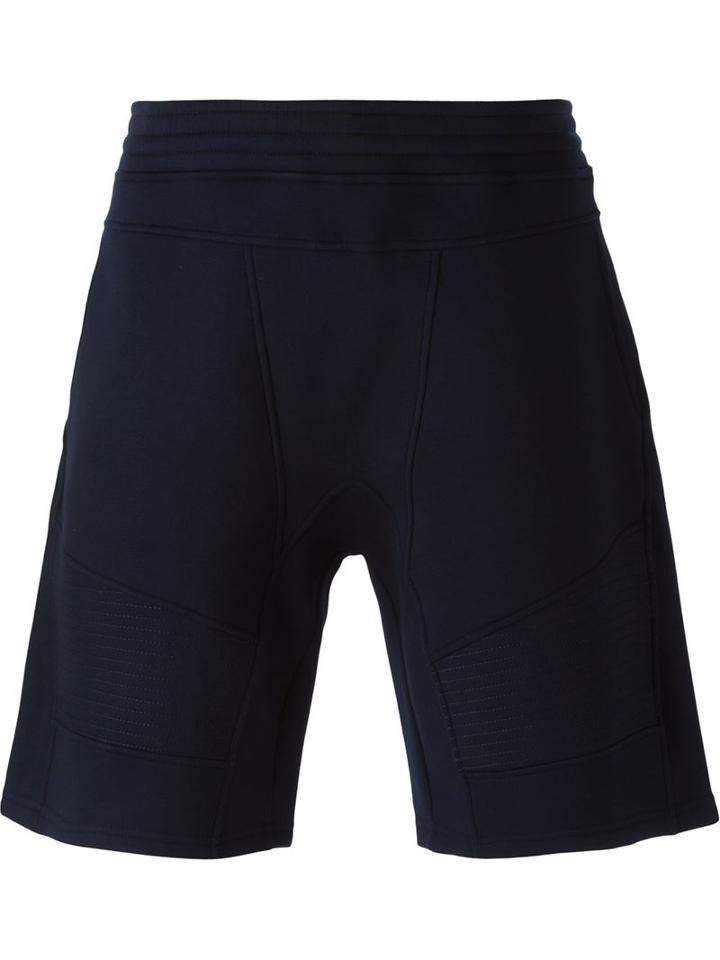 Neil Barrett Ribbed Track Shorts