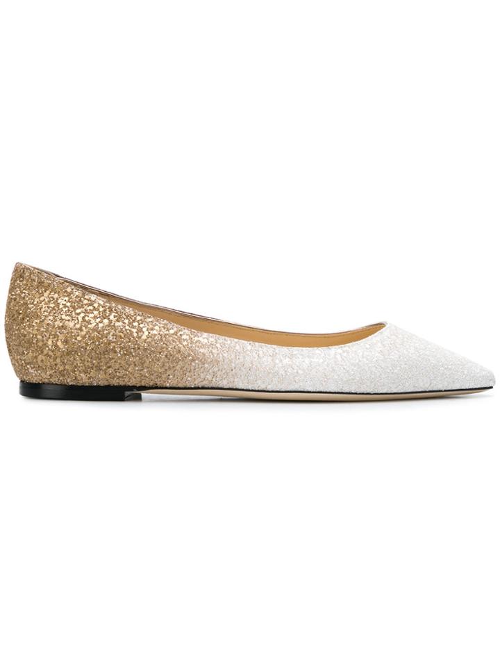 Jimmy Choo Romy Ballerinas - White