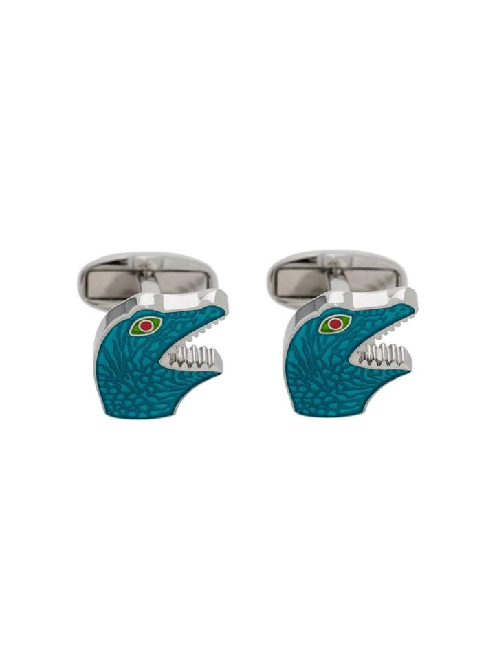 Paul Smith Dinosaur Cufflinks - Blue