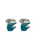 Paul Smith Dinosaur Cufflinks - Blue