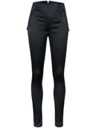 Esteban Cortazar High Waist Skinny Trousers - Blue