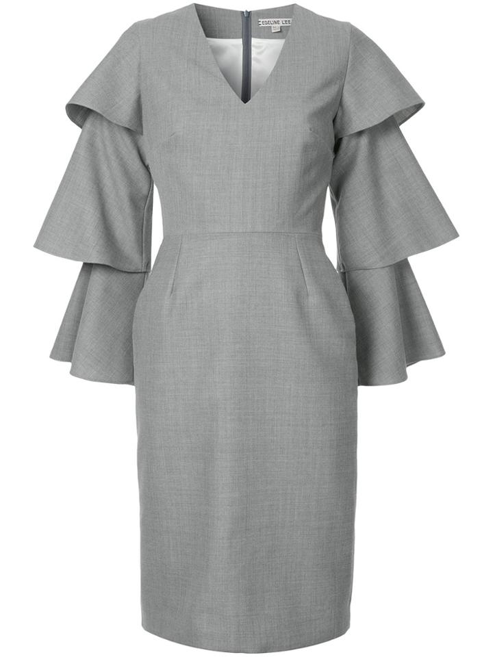 Edeline Lee Montage Pencil Dress - Grey