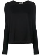 Rag & Bone Raglan Sleeve Sweatshirt - Black