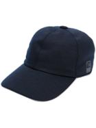 Ermenegildo Zegna Side Logo Jersey Baseball Cap - Blue