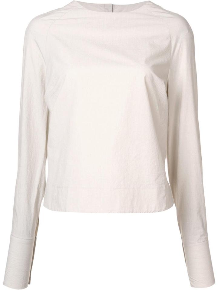 Song For The Mute Round Neck Top - Nude & Neutrals