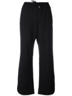 Ermanno Scervino Drawstring Straight Track Pants - Black