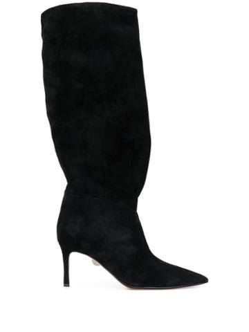 Samuele Failli Slouchy Heeled Boots - Black