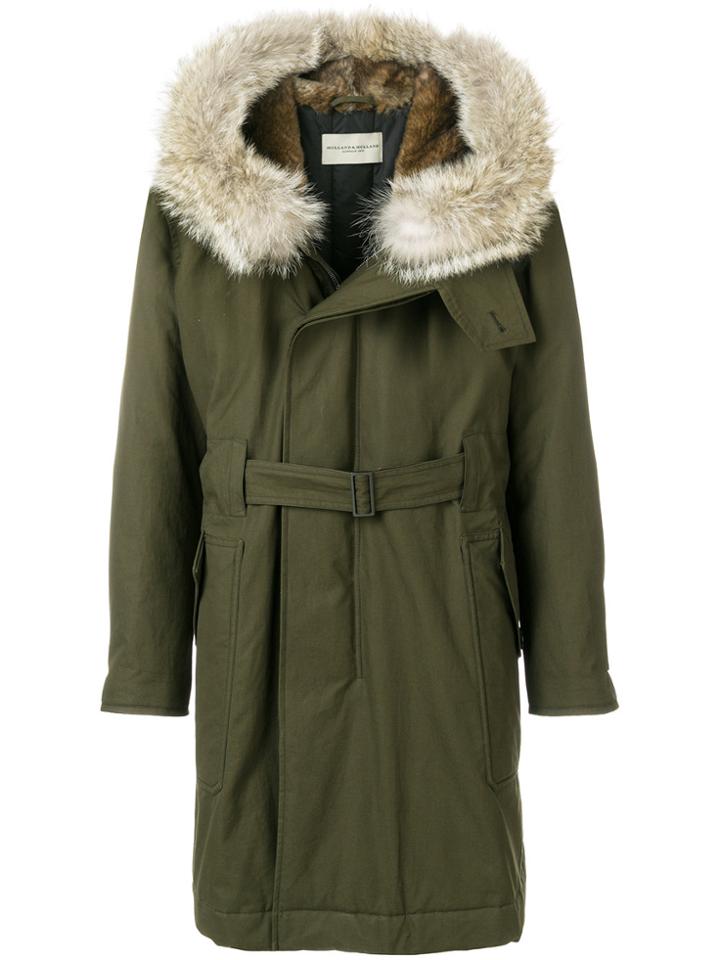 Holland & Holland Fur Lined Parka - Green
