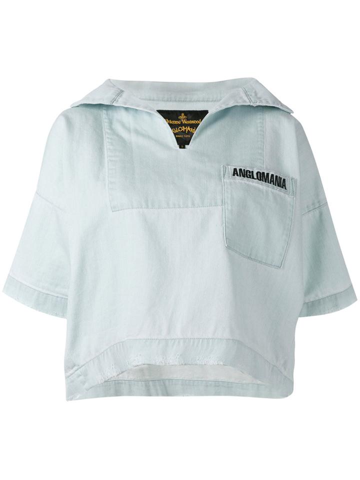 Vivienne Westwood - Denim Top - Women - Cotton - L, Blue, Cotton