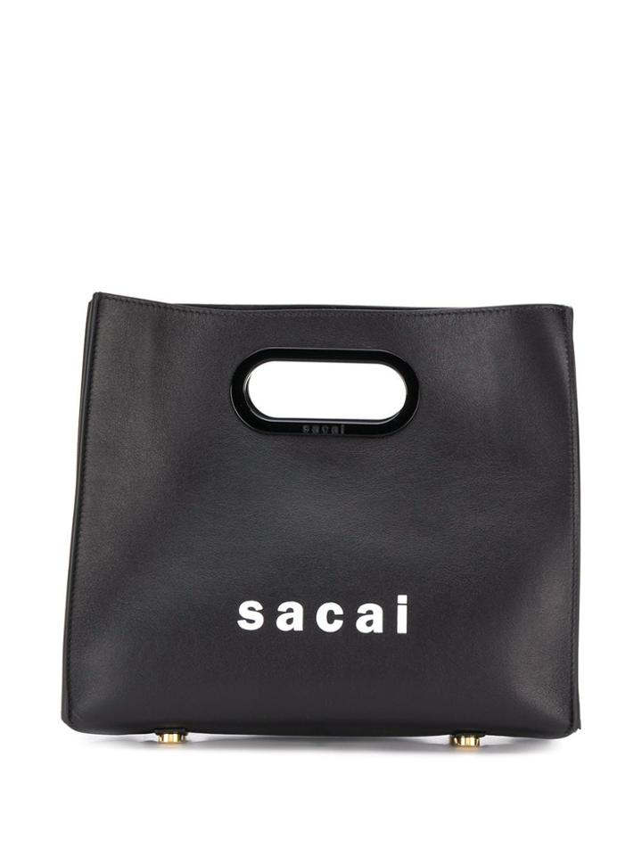 Sacai Logo Tote - Black