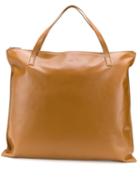 Jil Sander Zipped Tote Bag - Brown