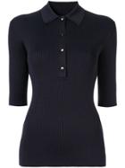Ballsey Ribbed Polo Shirt - Black