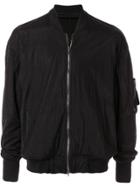 Julius Wrinkled Bomber Jacket - Black