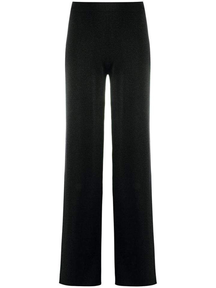 Max Mara Wide-leg Trousers - Black