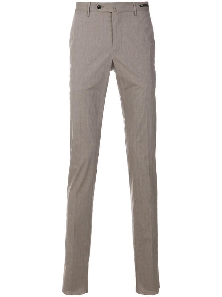 Pt01 Classic Tailored Trousers - Brown