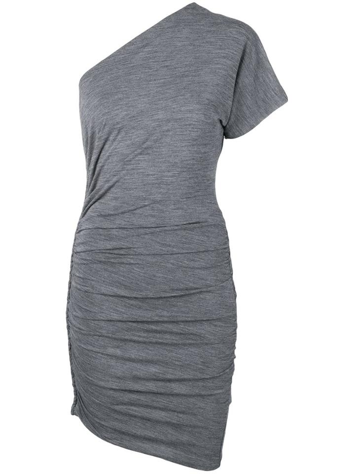 Iro Swift One Shoulder Dress - Grey