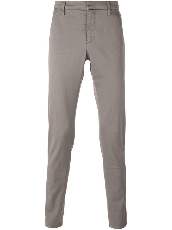 Dondup Slim Fit Chinos - Grey