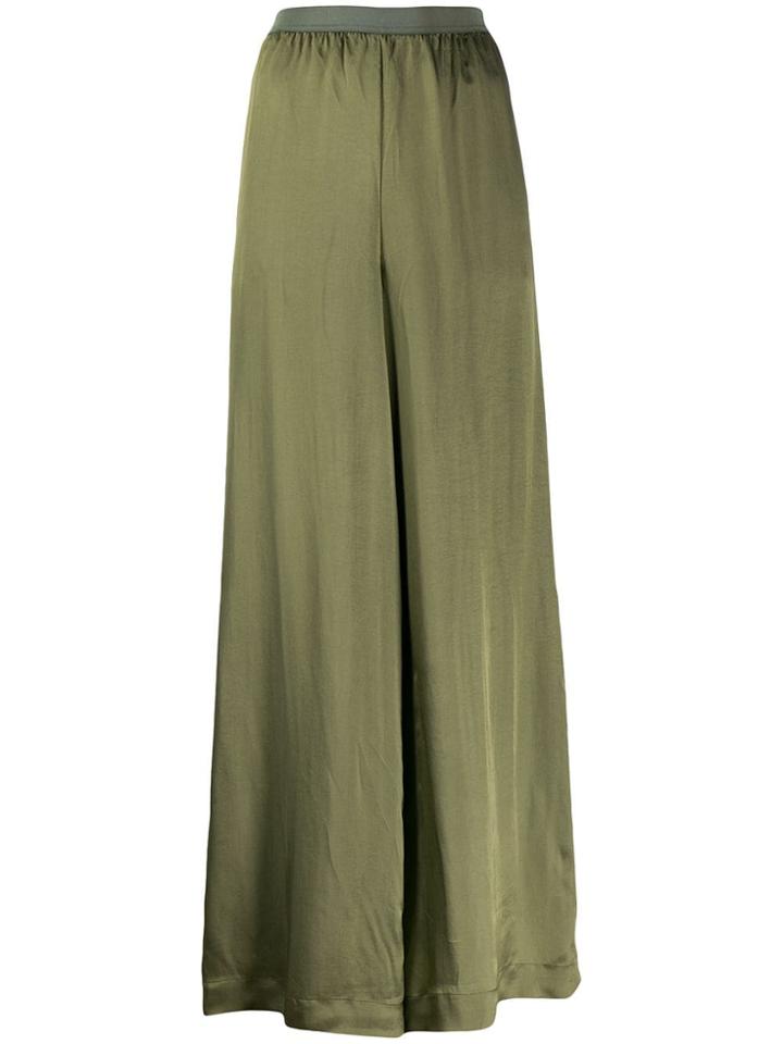 Pierantoniogaspari Lightweight Flared Trousers - Green