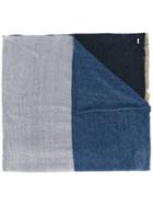 Diesel - Striped Scarf - Men - Linen/flax/nylon - One Size, Blue, Linen/flax/nylon