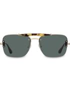 Prada Eyewear Tortoiseshell Sunglasses - Gold