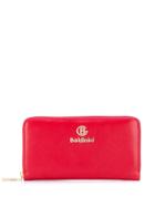 Baldinini Zip Around Logo Wallet - Red